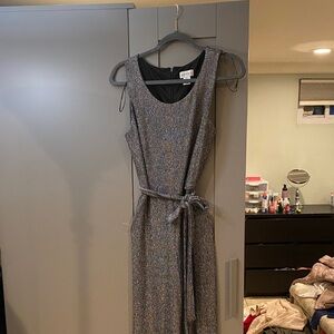 Nicole Miller Metallic Gray Jumpsuit